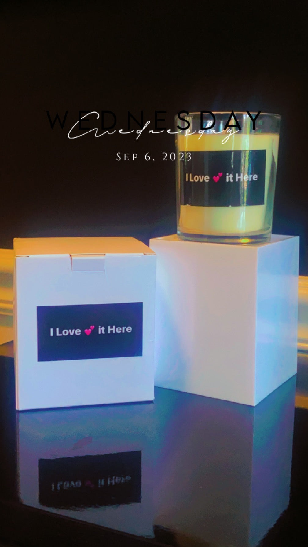 Black Love Candle 💕