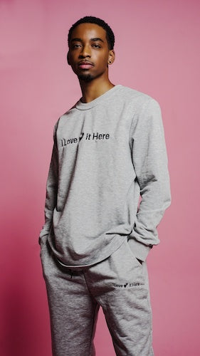 Grey Love Sweat Set π