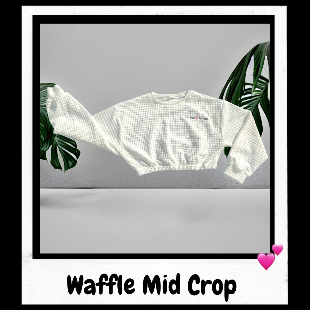 Waffle Mid Crop 💕