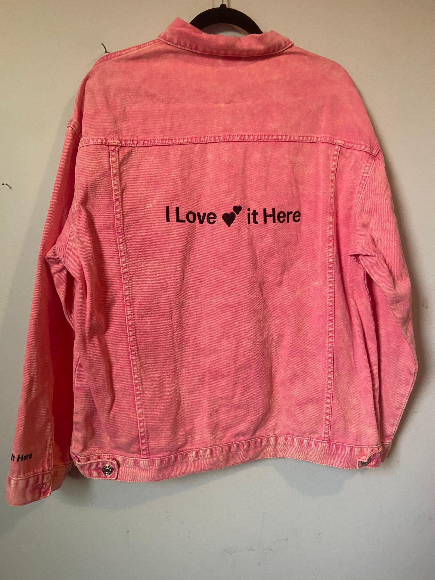 Pink Love Denim Jacket