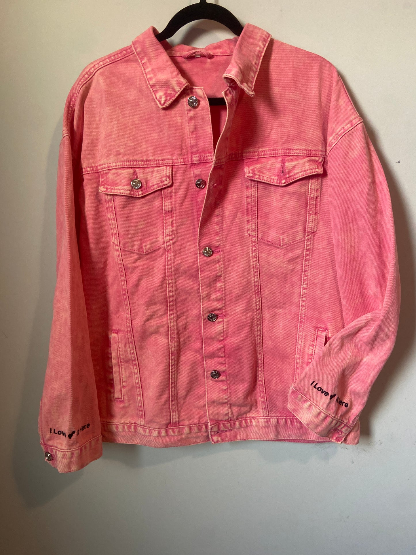 Pink Love Denim Jacket